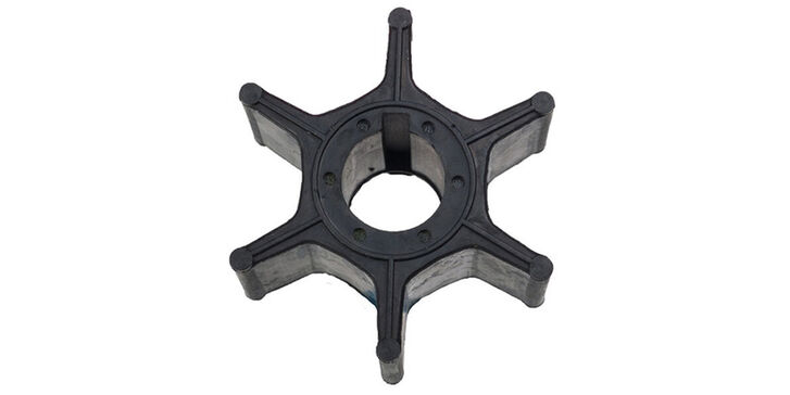 Example of outboard motor water pump impeller