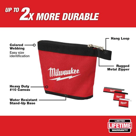 Multi-Size Zipper Pouches, 3 Piece image number 1