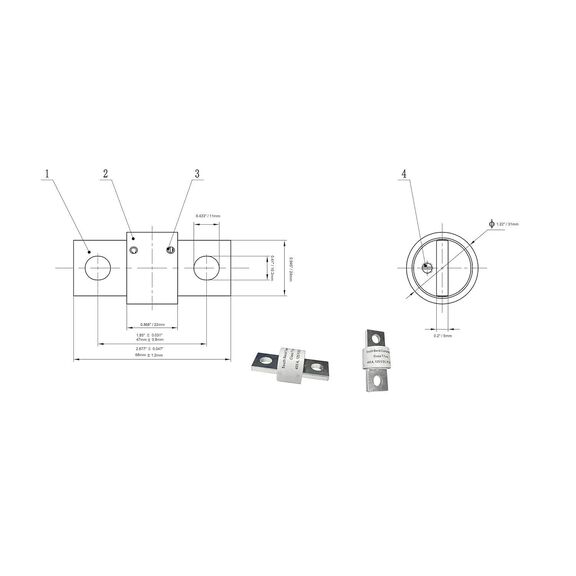 South Bend Components 225A Class T Fast Blow Fuse image number 2
