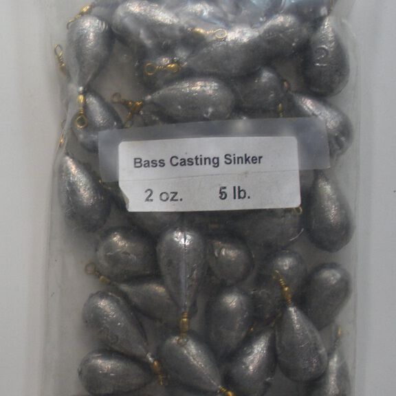 SB-2-2oz 2 Oz Bass Casting Sinker 5Lb image number 0