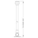 SEAFLO 24" LED All-Round Pole Light, Fold-Down, 2 Nautical Miles Visibility (04-Series) image number 1