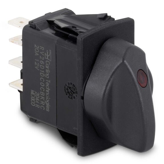 Rotary Switch, Contura, ON-OFF-ON, Red image number 0
