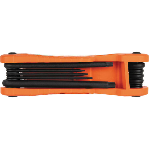 Pro Folding Hex Key Set, 10-Key, TORX Sizes image number 4