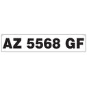 Registration Number Plates for Inflatable Boats image number 0