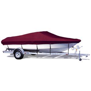 V-Hull Runabout Cover, OB, Burgundy, Hot Shot, 22'5"-23'4", 102" Beam