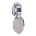 Recessed Cup & Lid Set Stainless Steel Lid / Plastic Cup Chrome image number 6