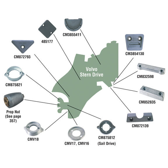 Canada Metal Outdrive Anode - Volvo image number 0