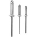 Aluminum Rivet Kit, 72 Piece image number 1