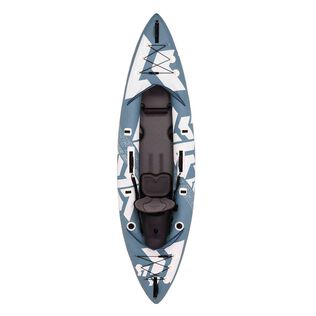 Platte 10ft 3 in Solo Inflatable Kayak, Smoke Blue