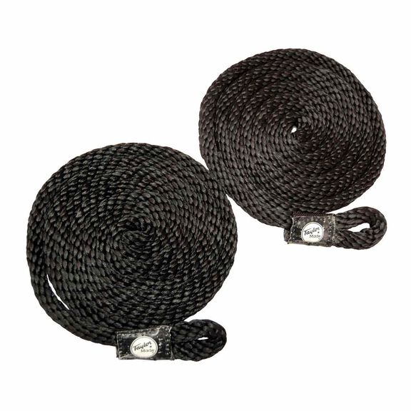 3/8" X 6' Fender Line, Black, Pair