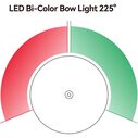 SEAFLO 02 Series Bi-Color Bow LED Navigation Light 10-30V 2NM Horizontal Mount image number 3