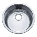 Cylinder Sink Ultra-Mirror Finish, 304 Stainless Steel, 2" Drain, SoundKOTE image number 1