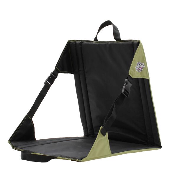 Crazy Creek The Chair Perfect for Stadium Seats, Camping, Hiking & More, Comfort on All Terrains, Adjustable Straps, Lightweight Design, Water-Resistant, Sage image number 1