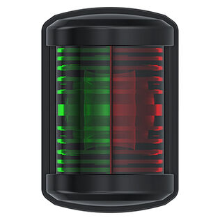 SEAFLO 1W LED Mini Square Bi-Color Navigation Light, 2NM - (Red/Green Bow Light) Black