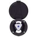 Trinidad Recessed Control Valve Cold Only, Black Cup & Lid, Chrome Trinidad Handle image number 1