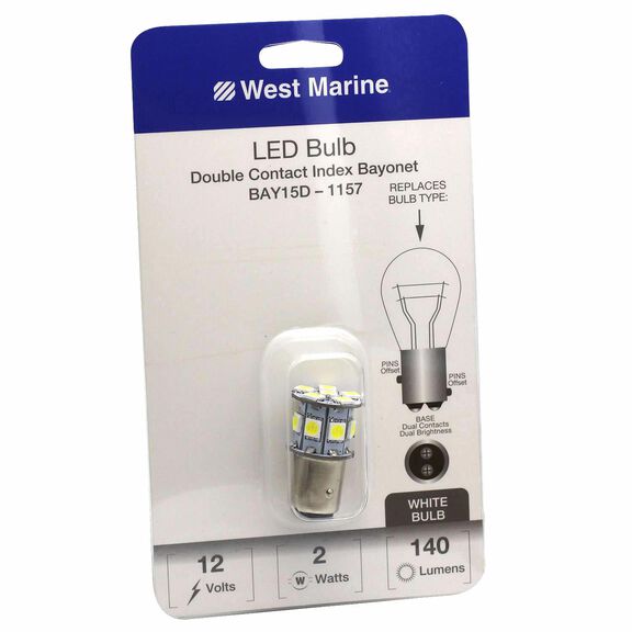 Double Contact Index Bayonet BAY15D-1157 LED Bulb image number 0