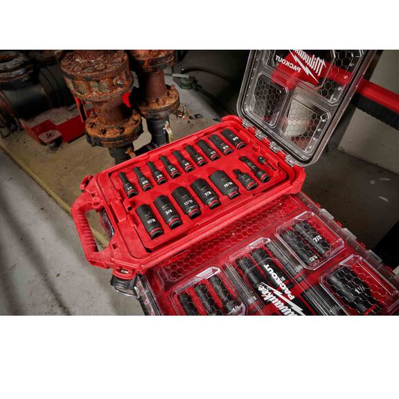 SHOCKWAVE&trade; Impact Duty&trade; Socket 3/8&rdquo; Dr SAE PACKOUT&trade; Set, 17 Piece image number 2