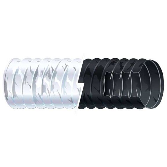 10' Blower Hose, 3", White image number 0
