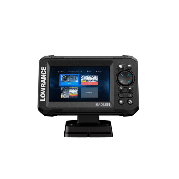 Eagle 5 Fishfinder/Chartplotter Combo with SplitShot&trade; HD Transducer and C-MAP&reg; Discover US and Canada Charts image number 2