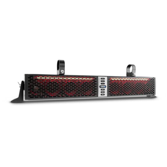HYDRO 30" Amplified 2-Way ( 6 x 3" Mid-range + 2 x Tweeters ) Sound Bar Waterproof Speaker System with Bluetooth Integrated RGB Lights, 700 Watts image number 0