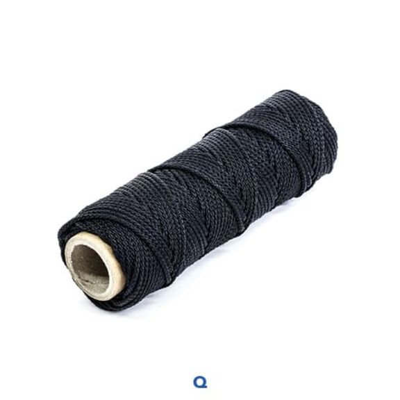 100' WHITE NYLON ROPE image number 0