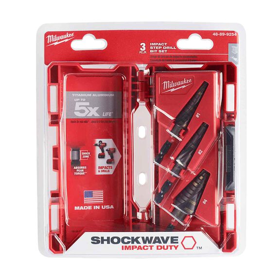 SHOCKWAVE&trade; Impact Duty&trade; Step Bit 3 Piece Set  (#1, #2, #4) image number 7