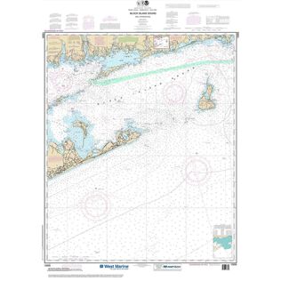 Maptech&reg; NOAA Recreational Waterproof Chart-Block Island Sound and Approaches, 13205