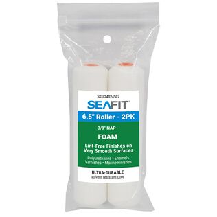 6 1/2" x 3/8" Nap Foam Mini Rollers, 2-Pack
