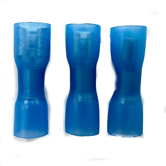 Female Double Crimp Heat Shrinkable Insulated Connectors, 10-Pack image number 0