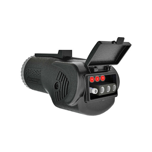 Adapter 7-Way to 4-Flat with LED Tester image number 0