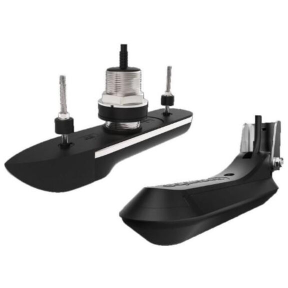 RVM-412 RealVision MAX 3D Stainless Steel Thru-Hull Transducer Pair, 12&deg; Deadrise, 10M Cable image number 0