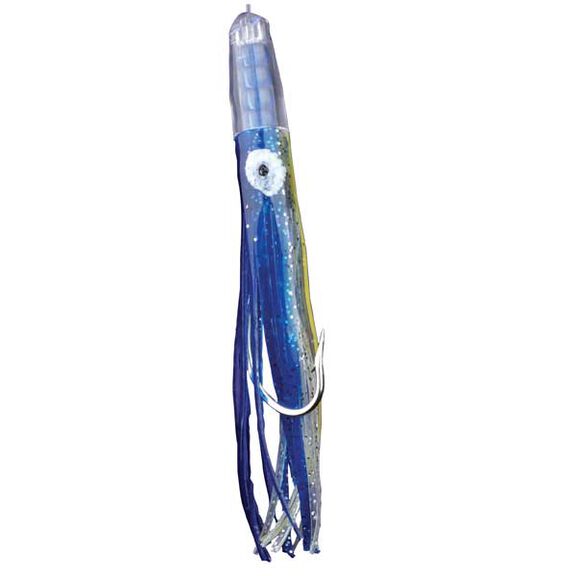 Rattle Jet, Pre-Rigged Deepwater Trolling Lure, Blue/Silver image number 0