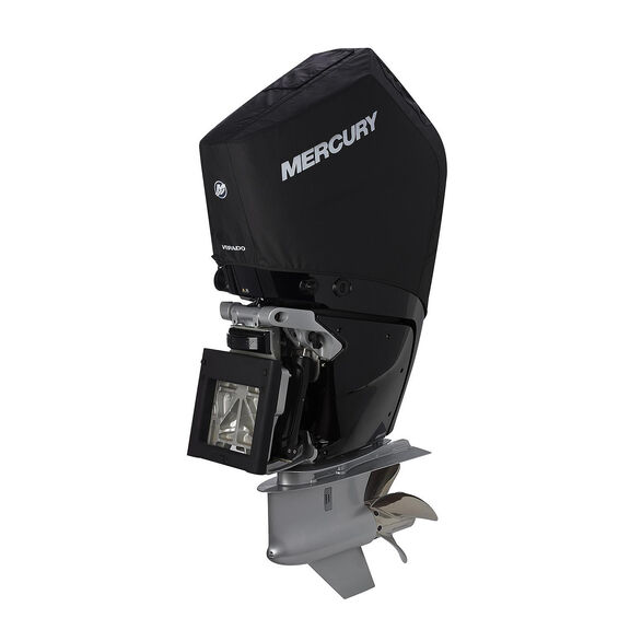 Mercury 8M0228526 5.7L V10 400hp Outboard Vented Splash Cover, Black image number 1