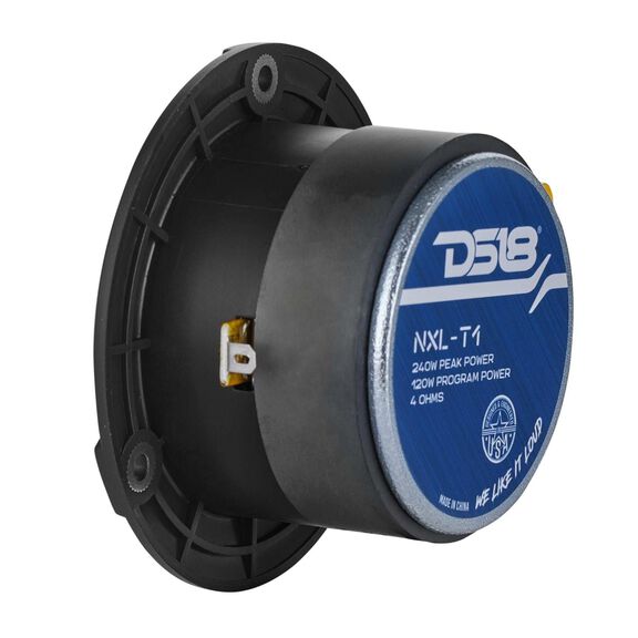 NXL 3.8&rdquo; Marine Water-Resistant Super Bullet Tweeter with 1&rdquo; Aluminum Voice Coil, 120W RMS 4-Ohm image number 5