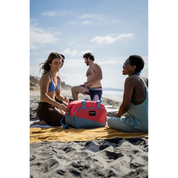 TravelR 36 Can Soft Cooler Duffel with Shoulder Strap, Coral image number 2