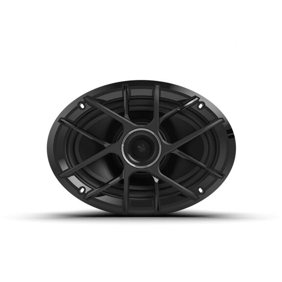 Wet Sounds ZERO 69 XZ-B 6x9-Inch High Output Marine Coaxial Speakers with Horn-Loaded Tweeter in Black image number 1