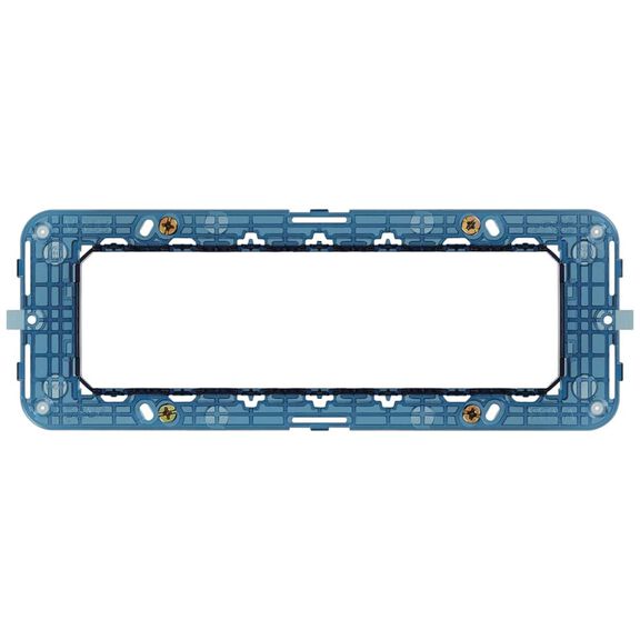 Vimar Arke 7-Module Mounting Frame with Screws for 6/7-Module Back Box image number 0