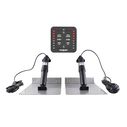 Stainless Steel Electric Trim Tab Kit, SLC-11 Manual LED Control, 9LX9W Tab image number 0