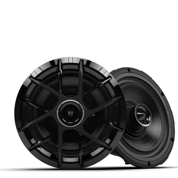 Wet Sounds ZERO 8 XZ-B  8-Inch High Output Component Style Coaxial Speakers with Horn-Loaded Tweeter in Black image number 0