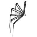 8' Raptor Shallow Water Anchor, Black image number 4
