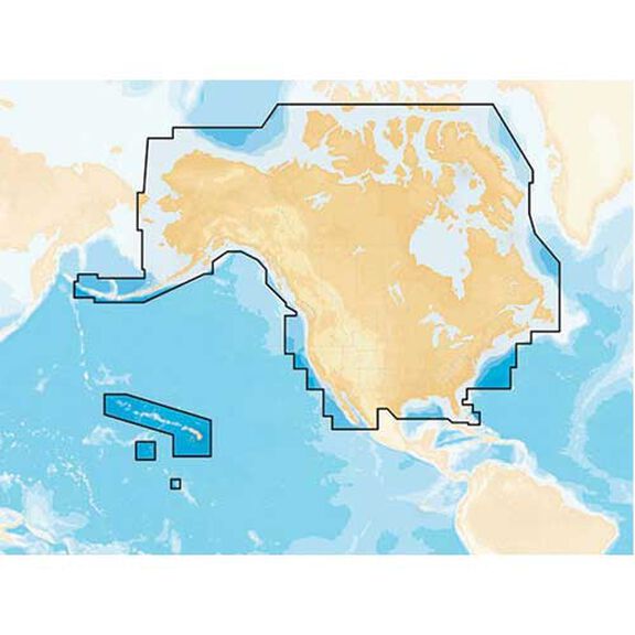 CF/NAV+NI Coastal and Inland Chart for U.S. and Canada Navionics+ Preloaded CF Card image number 0