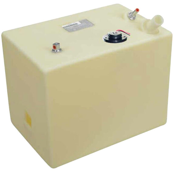 22 Gallon Angled Fill & Vent Series Below Deck Fuel Tank, 22"L x 15"W x 17"H image number 0