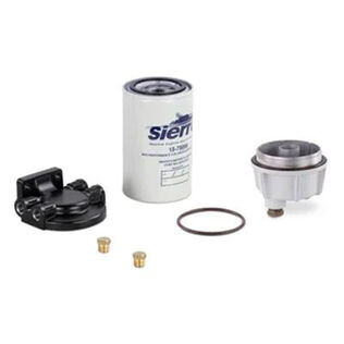 Fuel Water Separator Kit 10-micron 3/8" Aluminum Head w/metal bowl