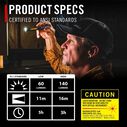 PM50R Rechargeable 255 Lumen Work Light with Laser image number 3