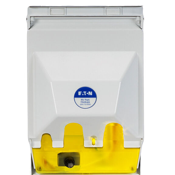 14.5" Newport Harbor Mate Power Station, (1) 50 Amp 125/150V Shore Power Receptacle, (1) 30 Amp 125V Shore Power Receptacle, (1) 20 Amp 125V GFCI Protected Duplex Receptacle image number 1