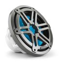 M3-10IB-S-Gm-i-4 10" Marine Subwoofer Driver, Gunmetal Sport Grilles with RGB LED Lighting image number 5