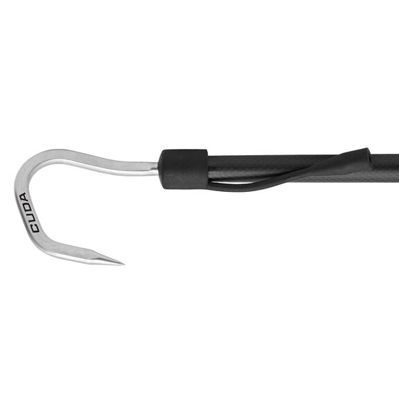 8' Carbon Fiber Gaff with 2" Forged Stainless Steel Head image number 1