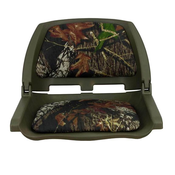 Traveler Folding Seat, Green Shell With Mossy Oak&trade; Break-Up Upholstery image number 0