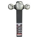 Trailer Tri Ball Mount, 2" Shank - Solid Shank  Zn Balls,  16K, 10K,  5K HD image number 3