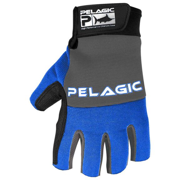 Battle Half Finger Fishing Gloves, M/L image number 0